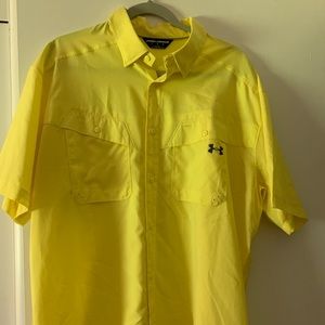 Under Armour tide runner button down shirt